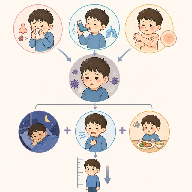 건강 정보 일러스트